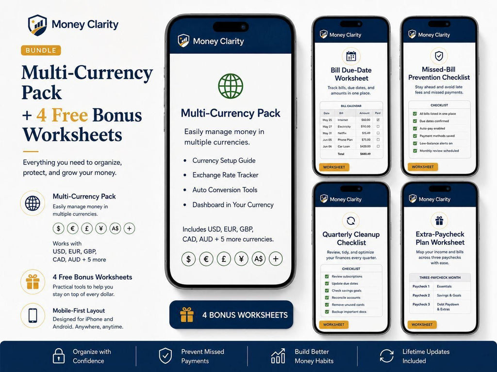 Money Clarity Bundle - 8 Deliverables, 1 Calm System