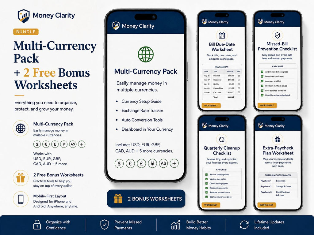 Money Clarity Bundle - 8 Deliverables, 1 Calm System